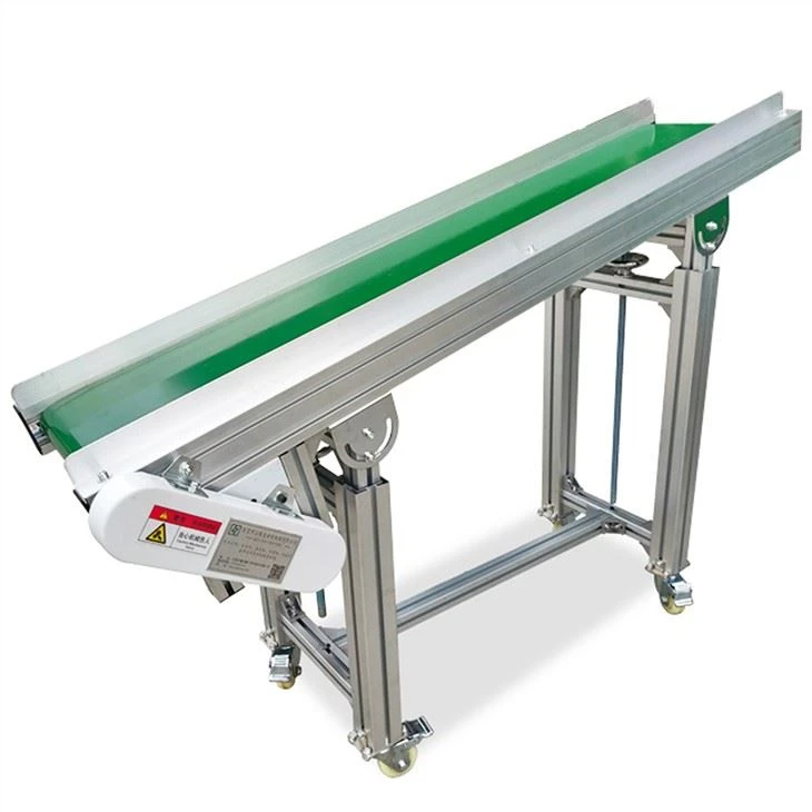 Conveyor Belt With Label Feed